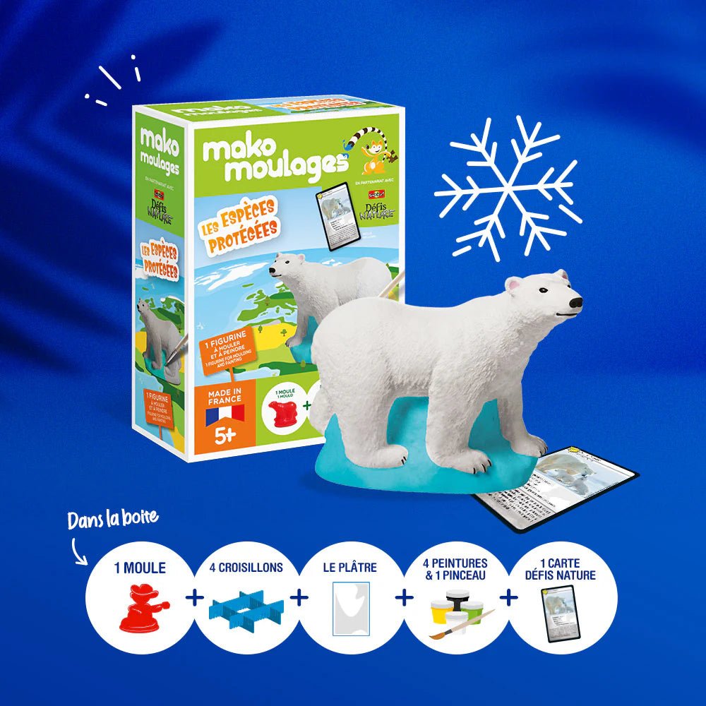 Mako moulages Ours polaire - Mako Créations - myplayground