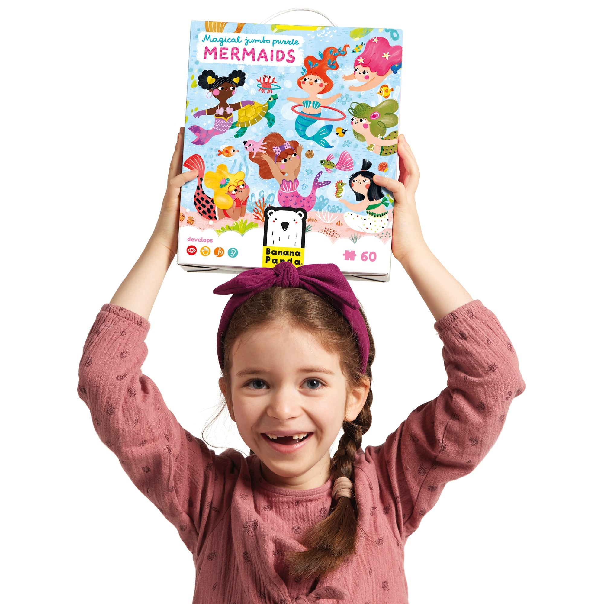 Puzzle Géant Magique Sirènes - Banana Panda - myplayground