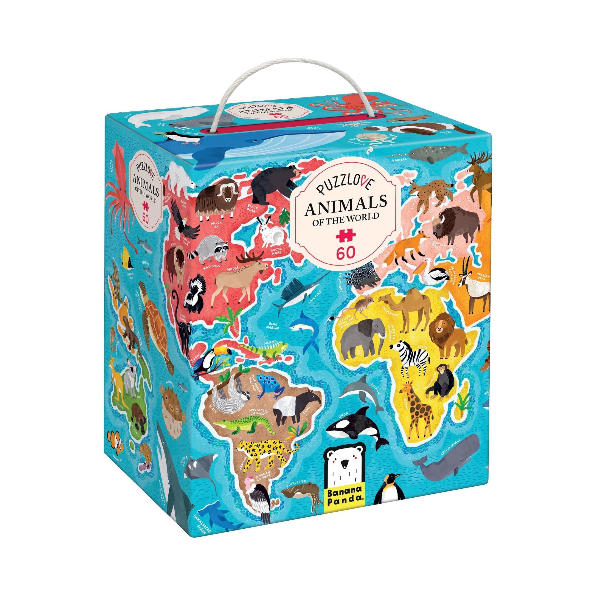 Puzzlove Puzzles Animaux du Monde - Banana Panda - myplayground