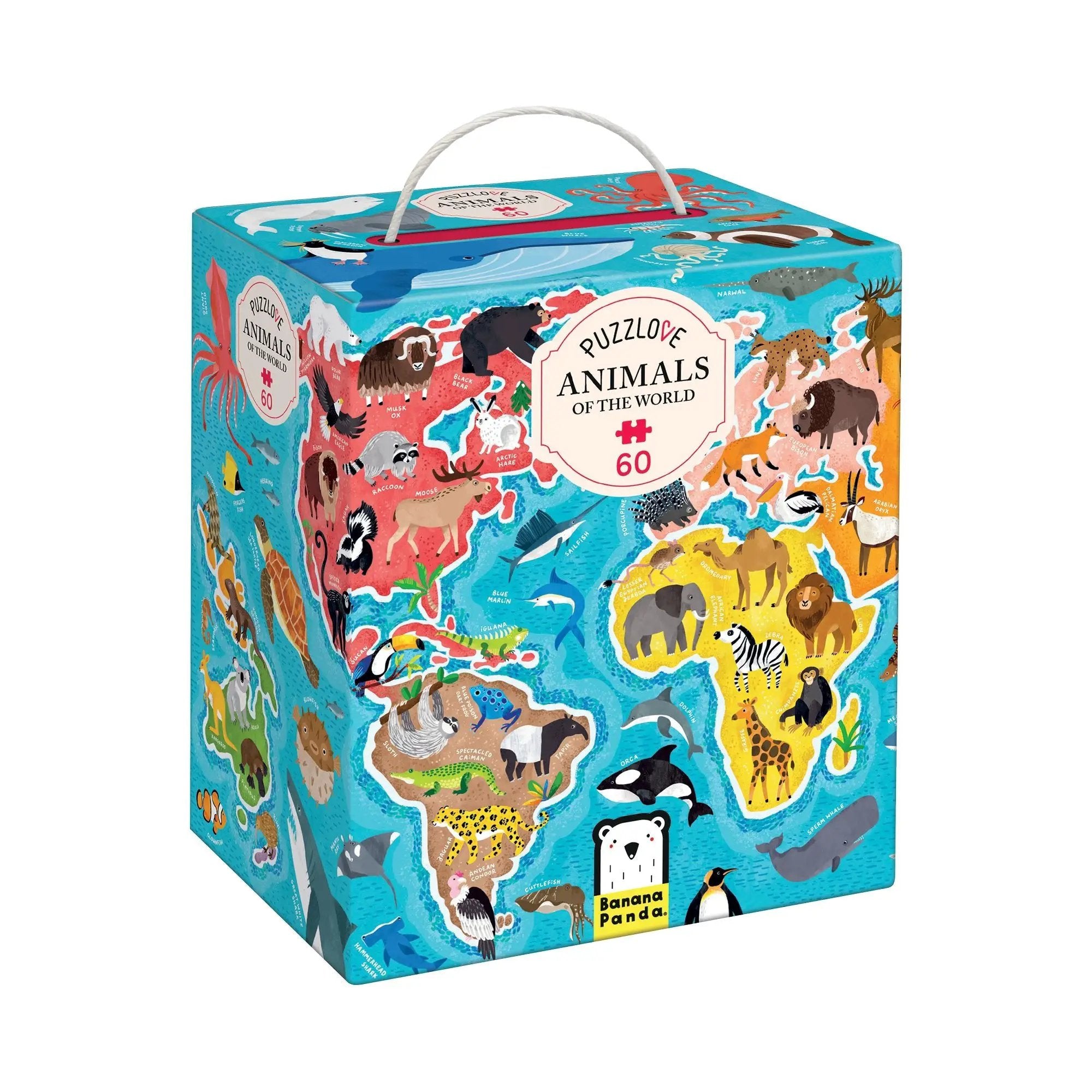 Puzzlove Puzzles Animaux du Monde - Banana Panda by Banana Panda