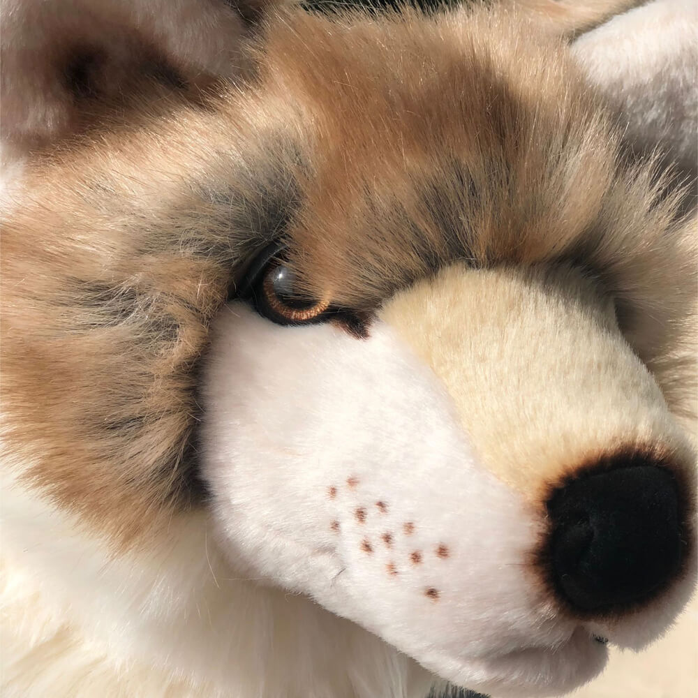 Ma peluche Loup Gaspard - La Pelucherie - myplayground