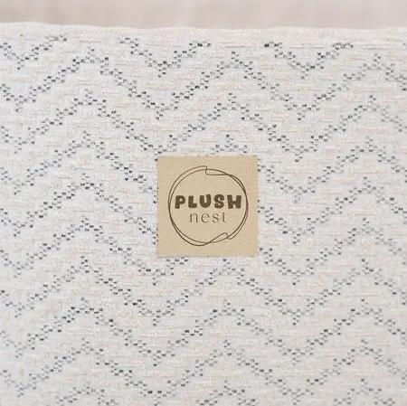 Piscine à balles - ronde 90x30 cm, crème Softie Canvas - Plush Nest - Misioo by Misioo