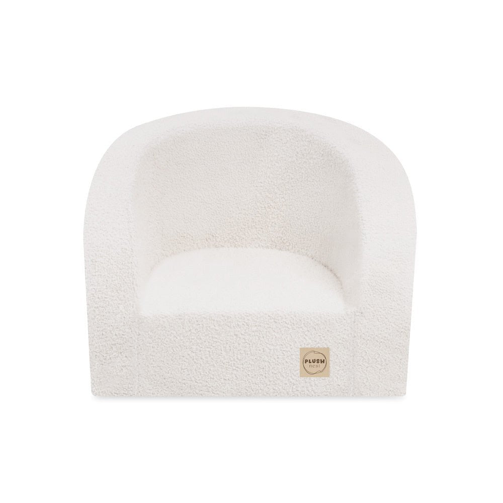 Fauteuil - agneau crème, fauteuil enfant - Plush Nest - myplayground