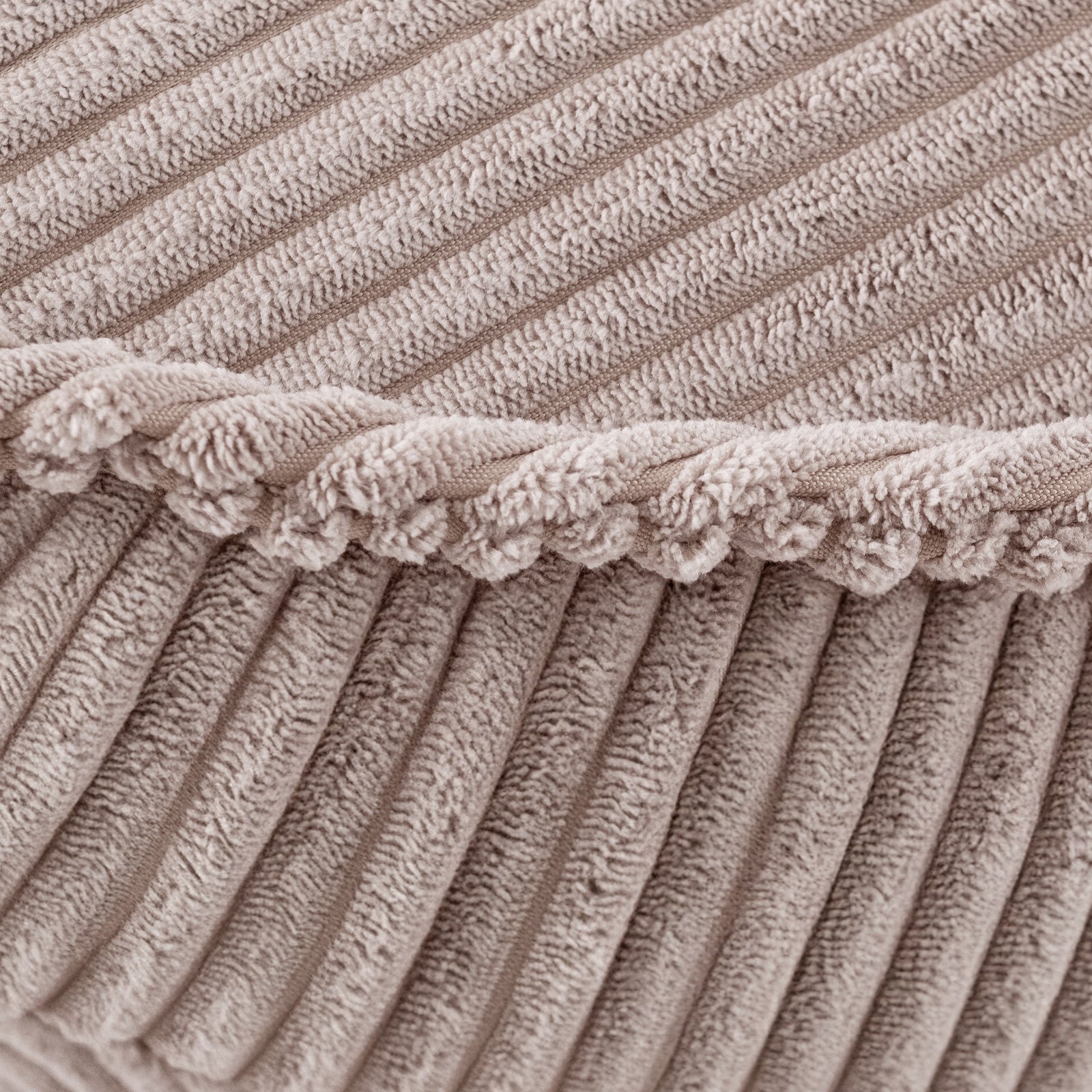 Fauteuil Huggy Bear - 68x45, beige velours côtelé premium - Plush Nest - myplayground