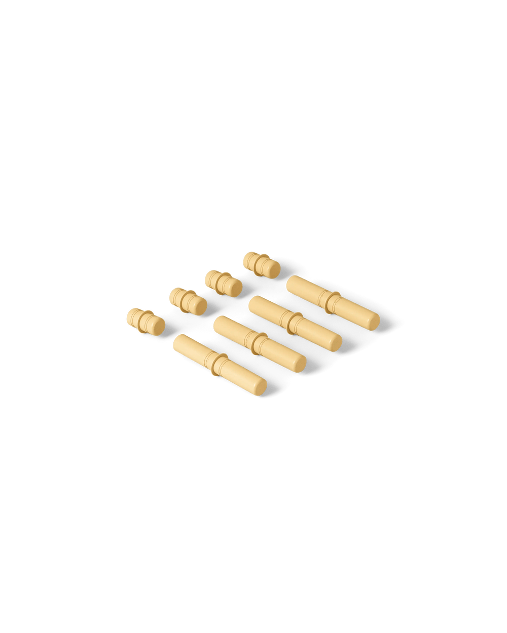 8x piquets de connexion - Honey Yellow - Modu by Modu