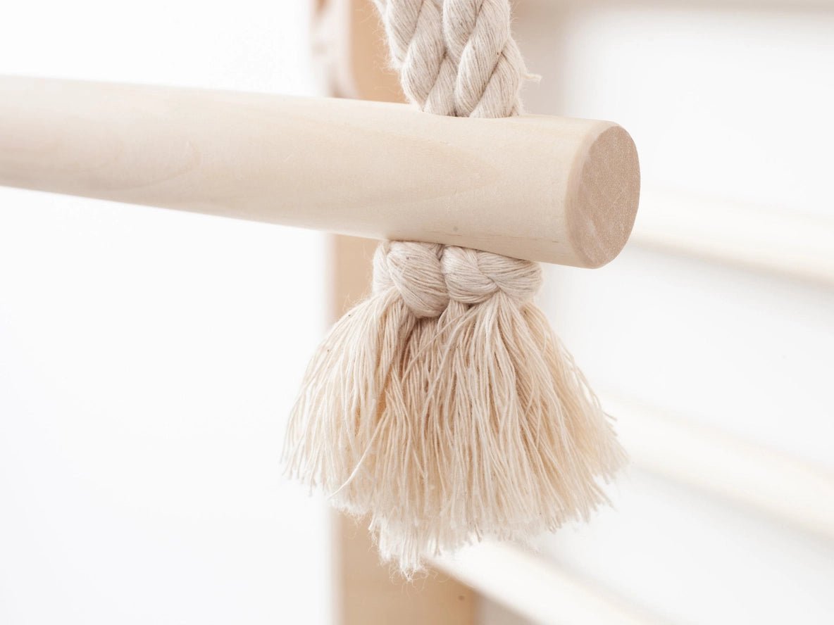 Anneaux de Gym et Barre Trapézoïdale Happymoon - Équipement de Gymnastique - Jeu de motricité enfant - Happymoon - myplayground