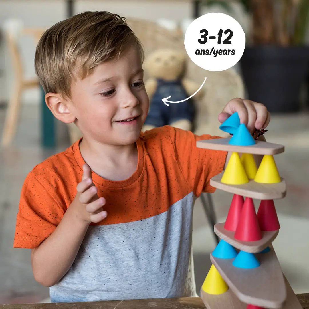 Piks Small Kit - Jouet en bois de construction éducatif by OPPI