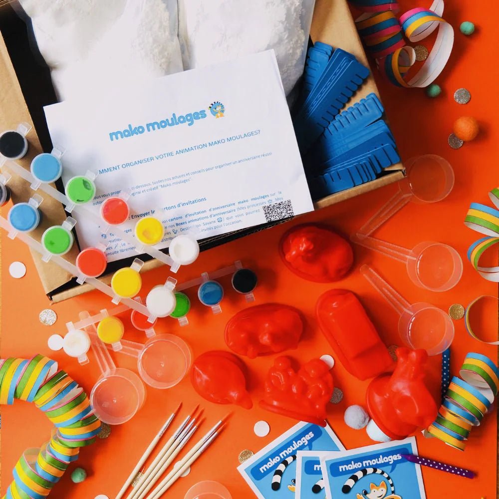 Box Animation Anniversaire - Mako Moulages Savane - Mako Créations - myplayground