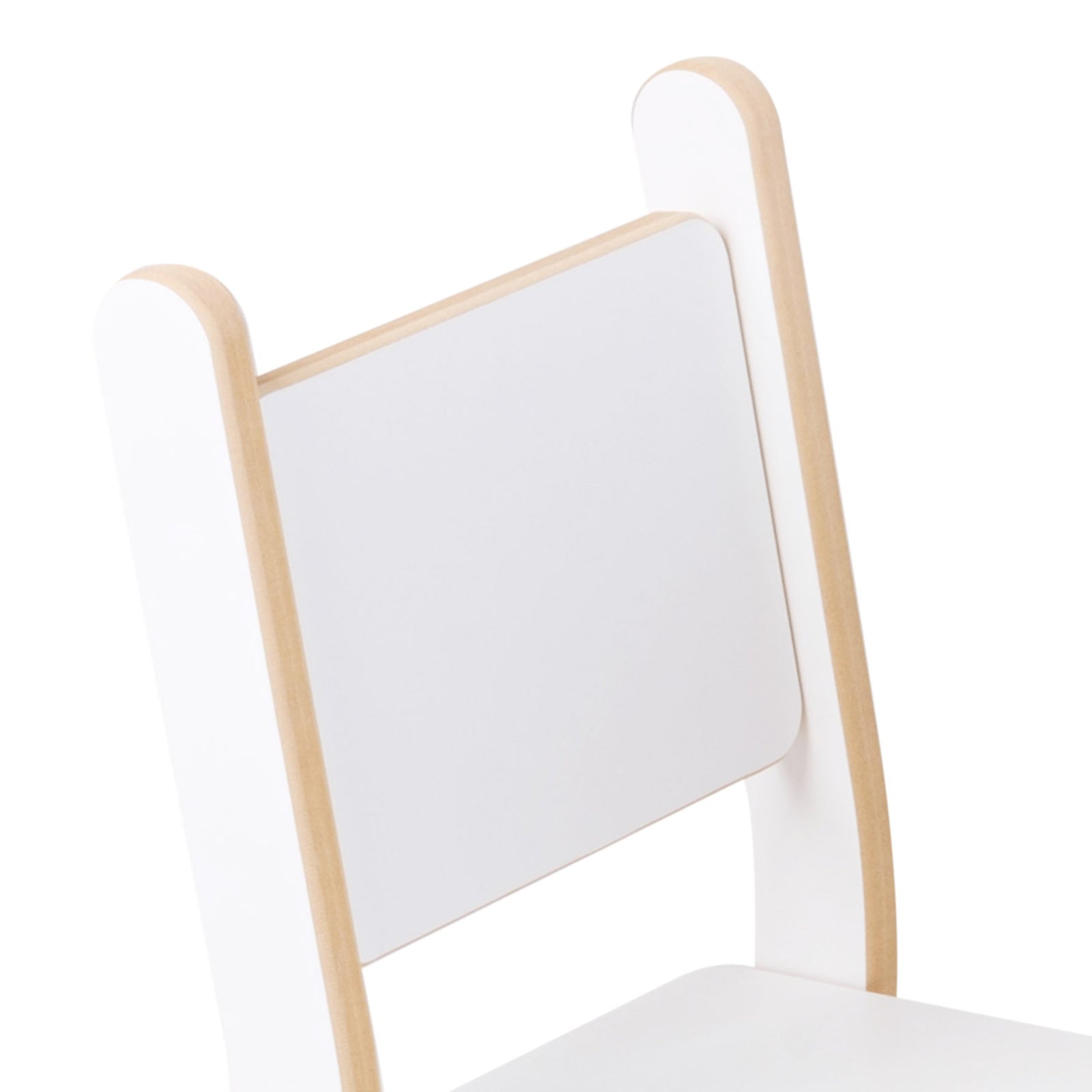 Chaise bébé avec table assortie - bois blanc, ensemble table et chaise enfant - Plush Nest - myplayground
