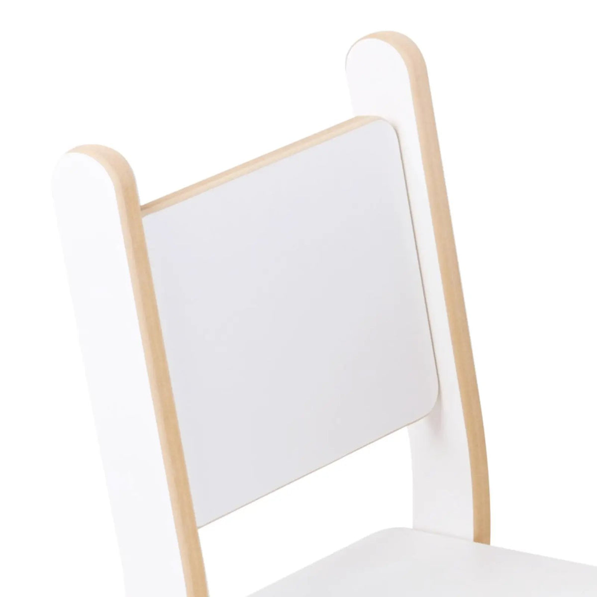Chaise bébé avec table assortie - bois blanc, ensemble table et chaise enfant - Plush Nest by Misioo