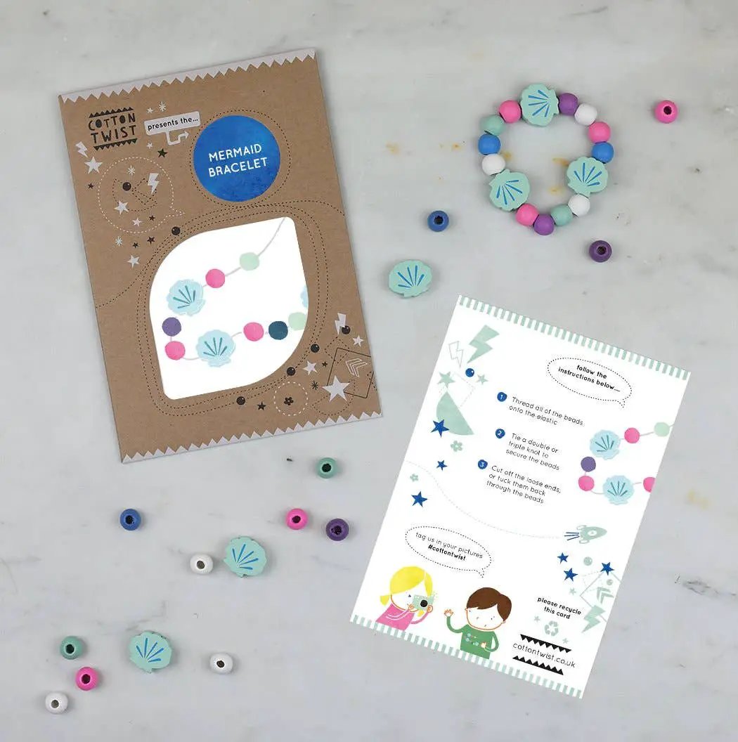 Faites votre propre bracelet sirène by Cotton Twist