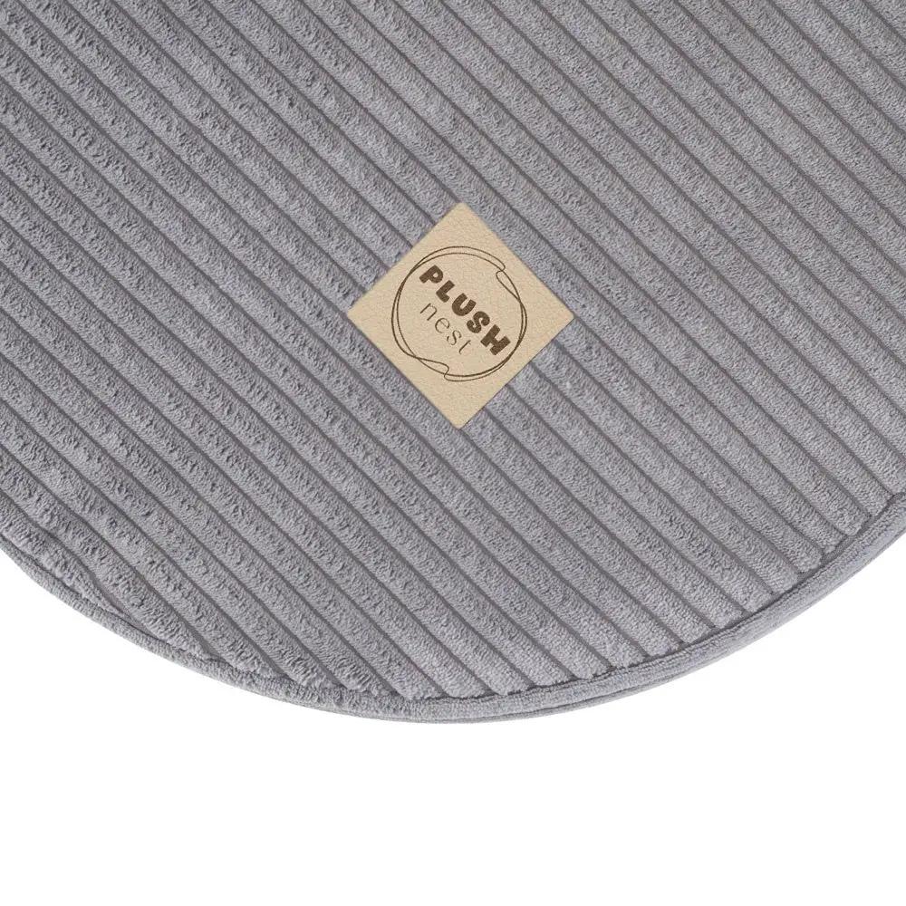 Canapé-lit Foldie - Velours côtelé gris premium, lavable, imperméable - Plush Nest by Misioo