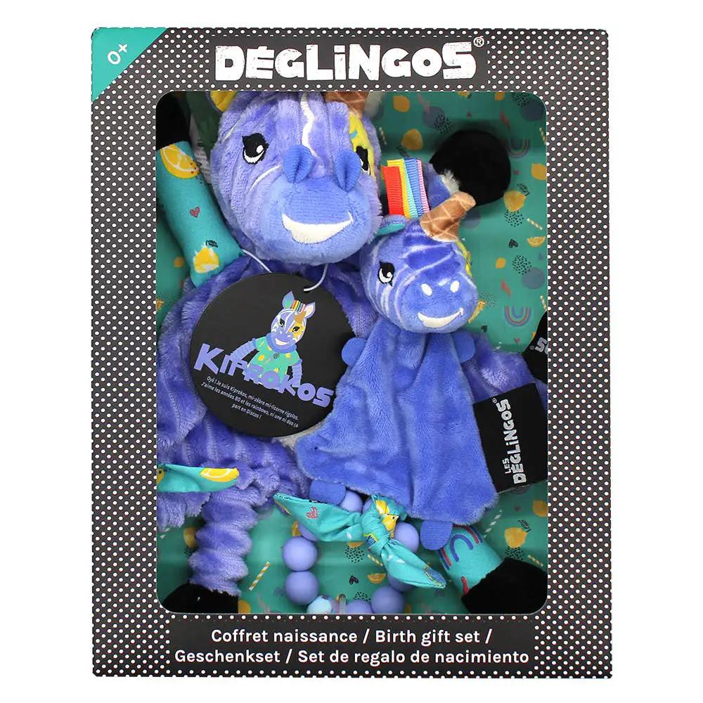 Coffret Cadeau pour Bébé et Anneau de Dentition Kiprokos le Zèbre - Les Déglingos, France by Les Déglingos, France