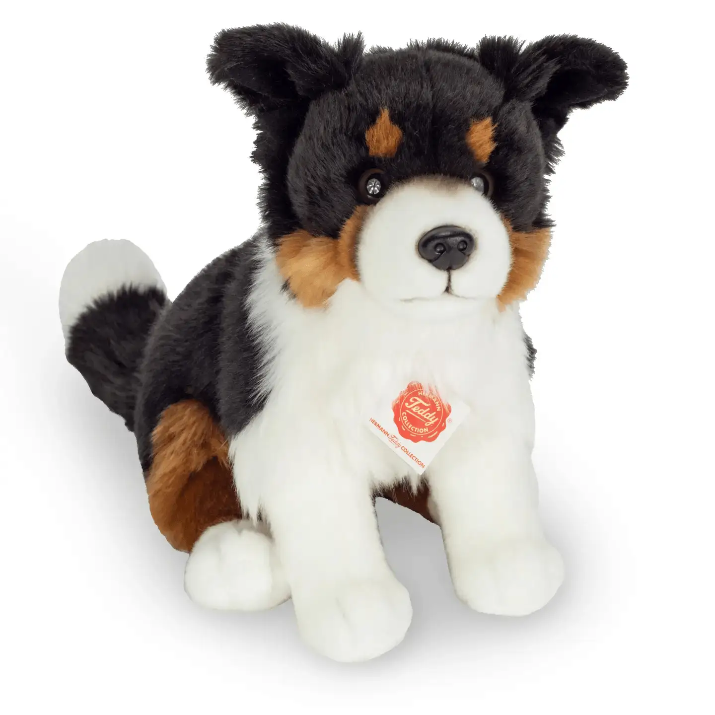 Border Collie tricolore assis 30 cm - peluche - peluche - Teddy Hermann by Teddy Hermann
