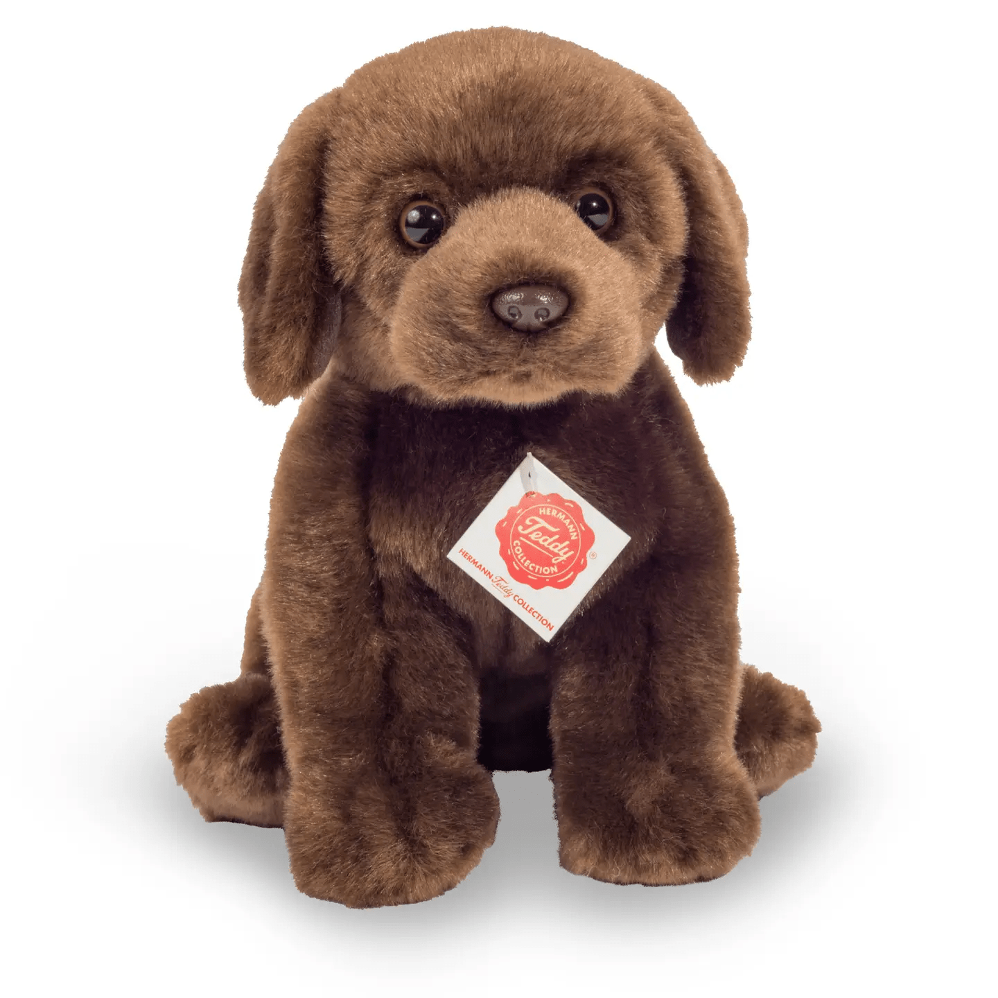 Labrador assis brun foncé 25 cm - peluche - peluche - Teddy Hermann - myplayground