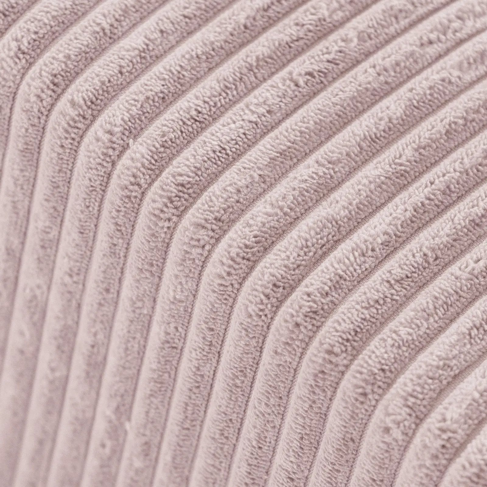Canapé Foldie avec accoudoirs - Velours côtelé rose premium - PLUSH NEST by Misioo