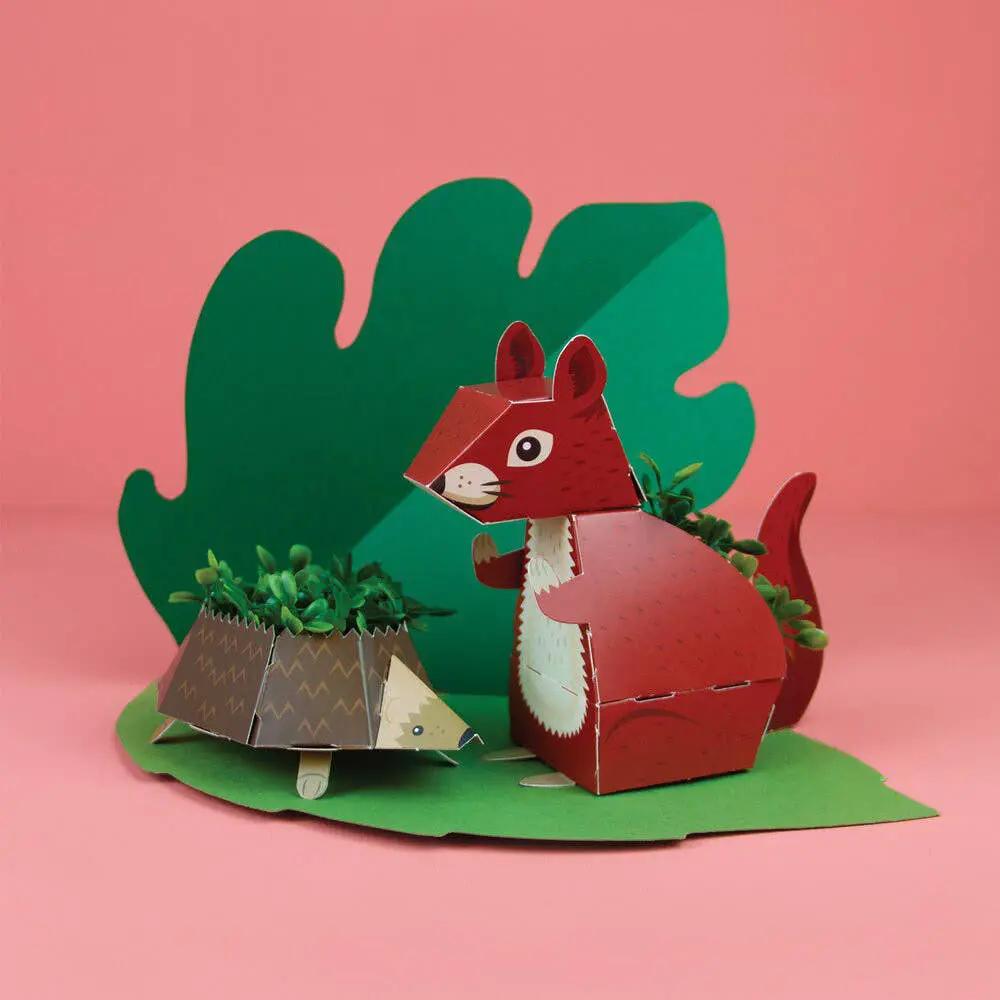 Pop Up Animals - Ecureuil et Hérisson by Radis Et Capucine