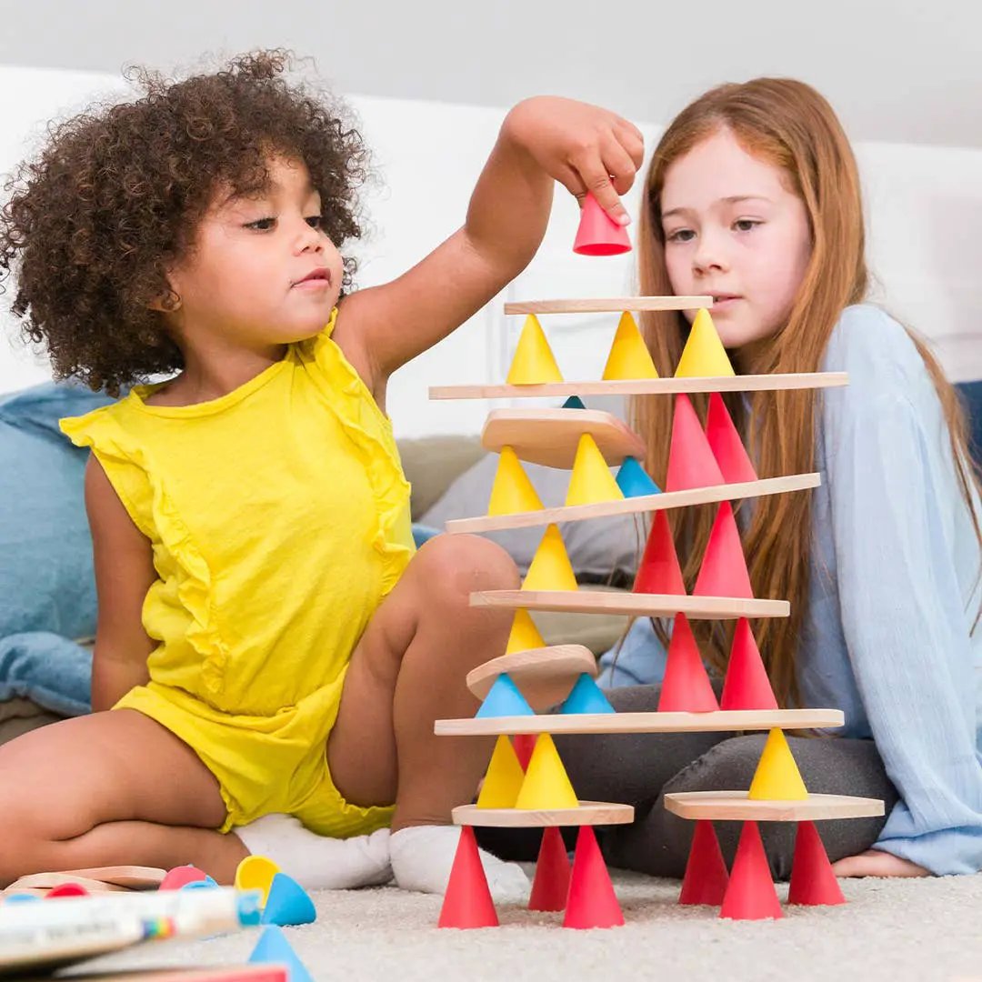 Piks Medium Kit - Jouet en bois de construction éducatif by OPPI