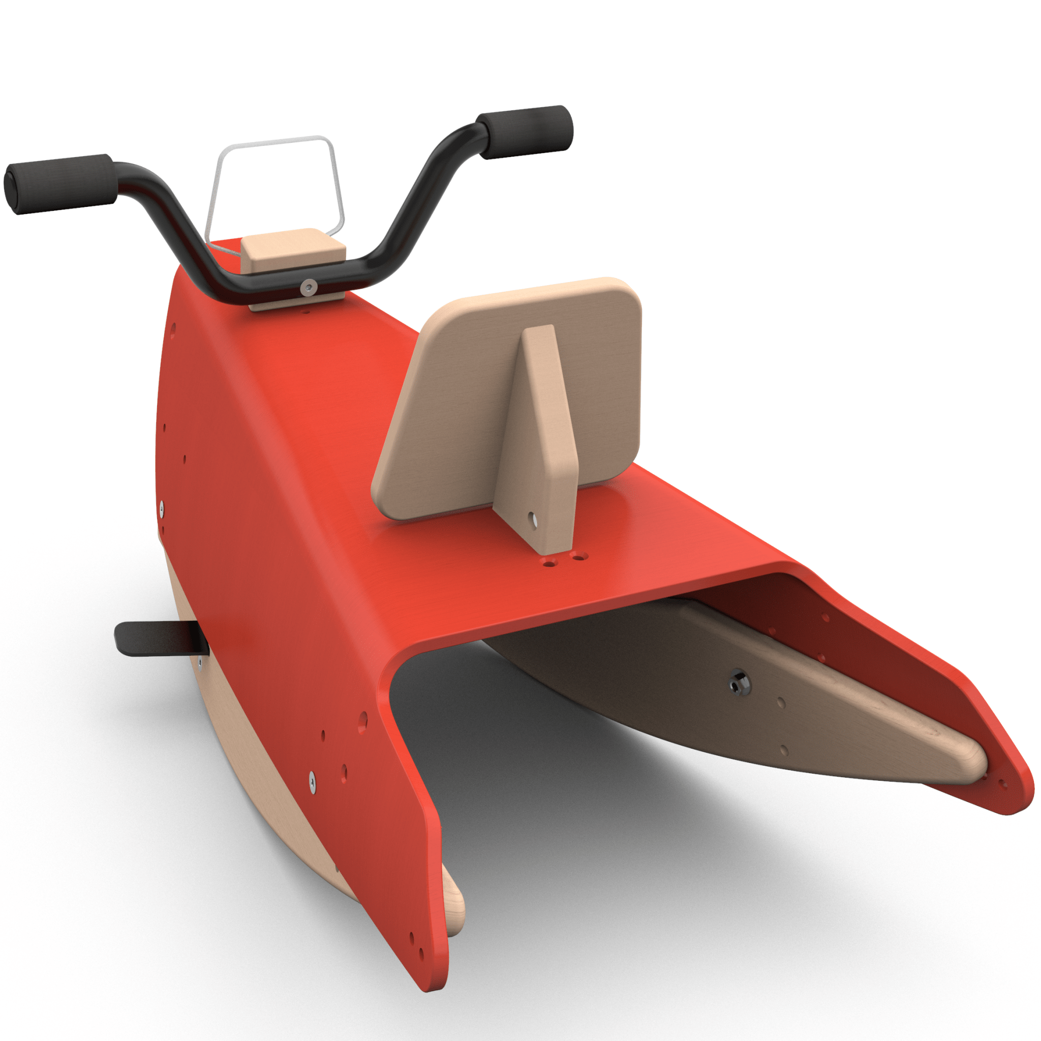 Moto à bascule - Rouge - myplayground