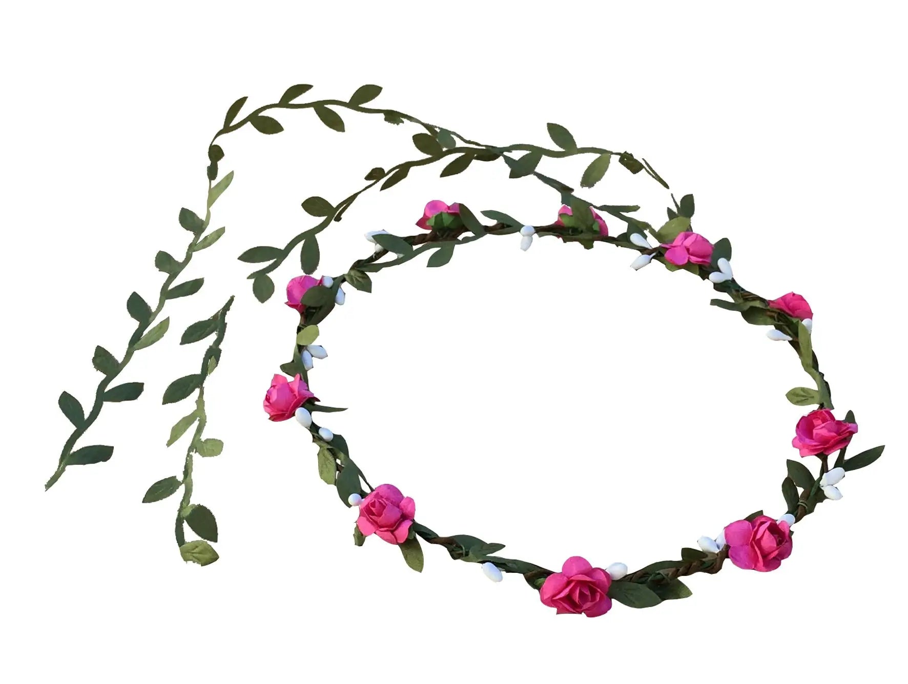 COURONNE DE FEUILLES ET DE FLEURS - Jeu de rôle pour enfant by KALID MEDIEVAL