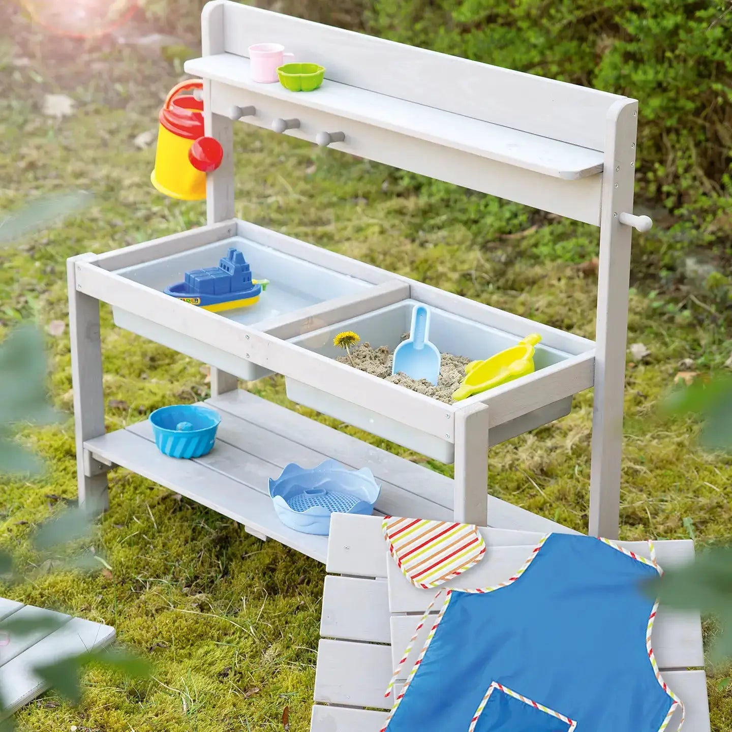 ROBA | Cuisine d'extérieur pour enfants avec tablier « Outdoor + » ( extérieur ). De 18 mois à 8 ans. by myplayground