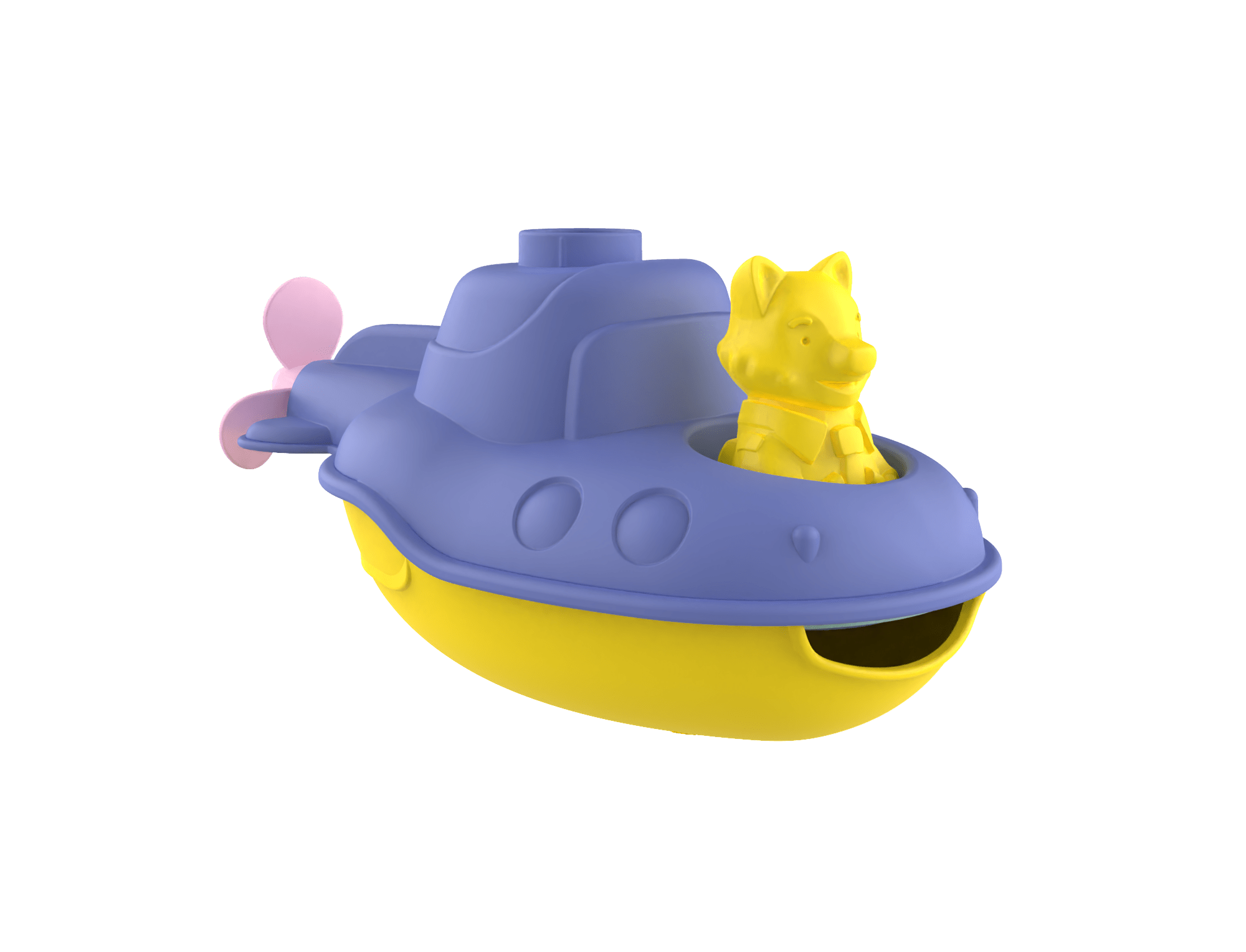 Mon premier sous-marin 2-en-1 - Jouet de Bain-Made in France by Le Jouet Simple
