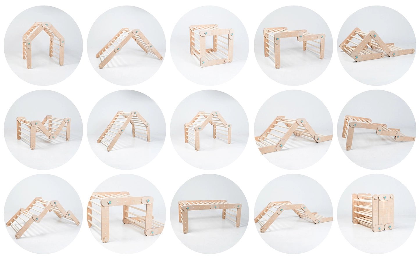 Triangle d'escalade, salle d'escalade Montessori, Climber, Pikler - Jeu de motricité enfant - Happymoon - myplayground