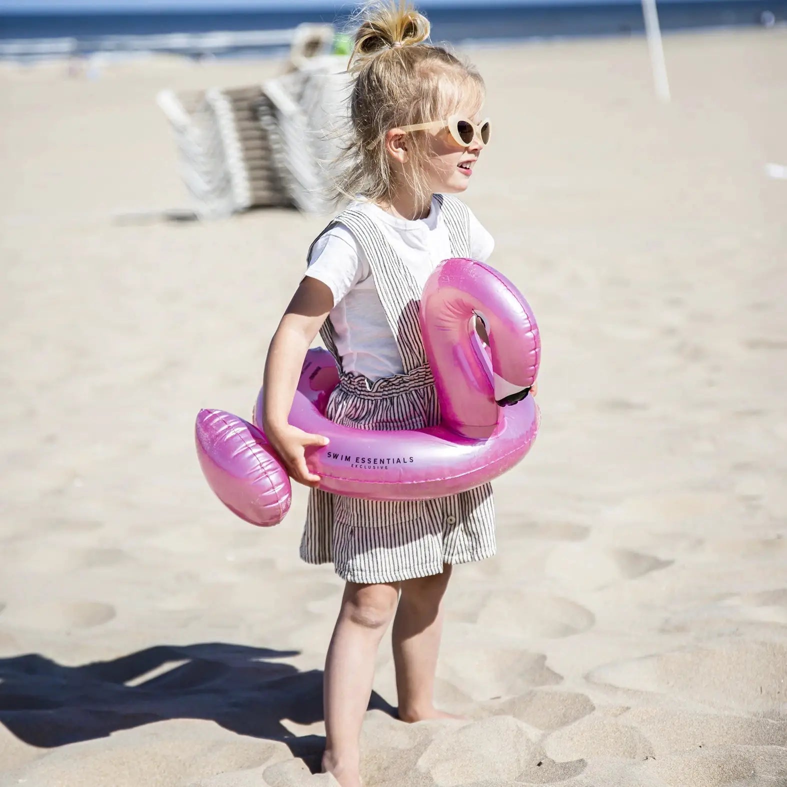 Bouée Flamant Rose - 95 cm - Swim Essentials by Swim Essentials
