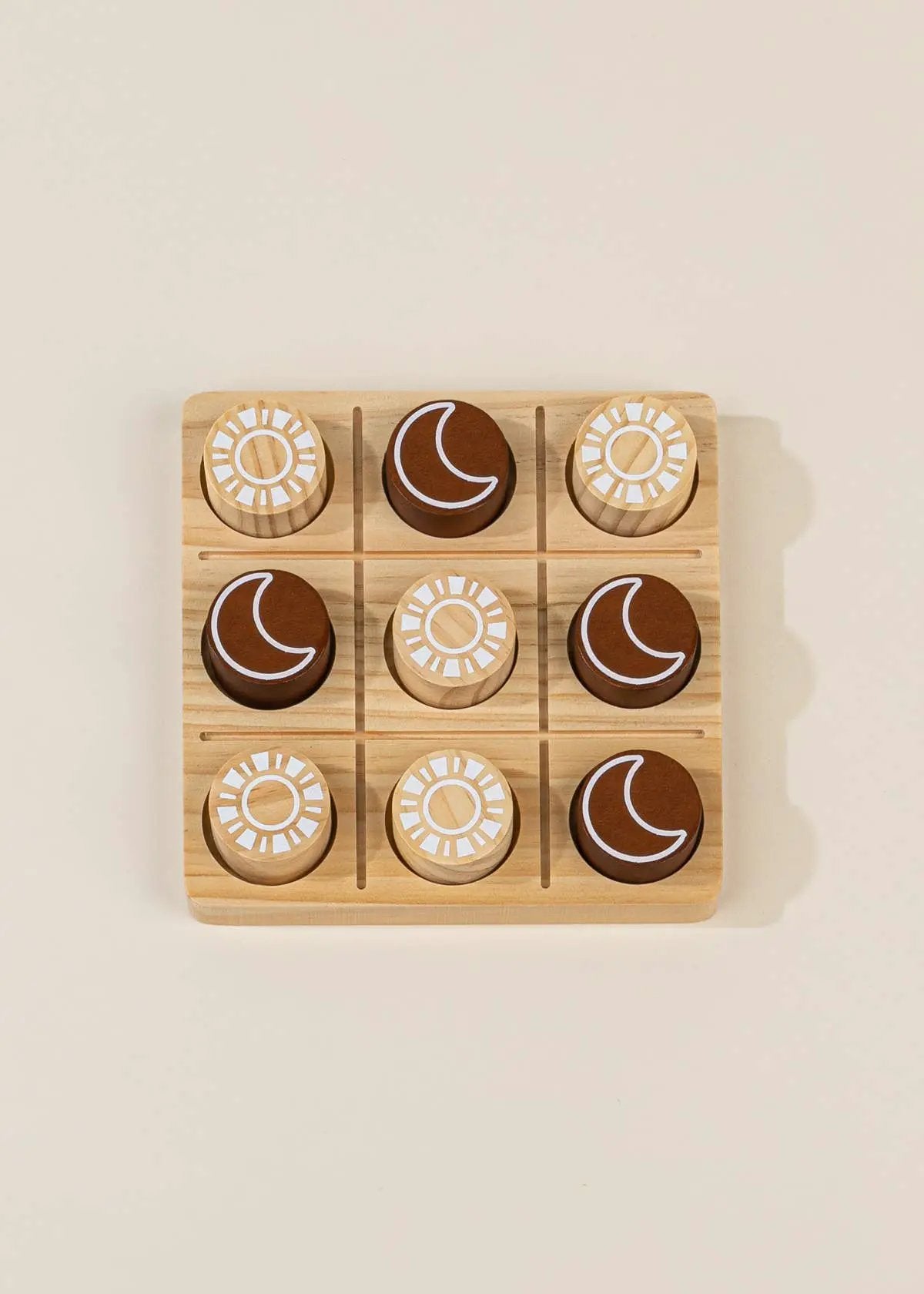 Set de jeu Tic Tac Toe en bois - Coco Village by Coco Village