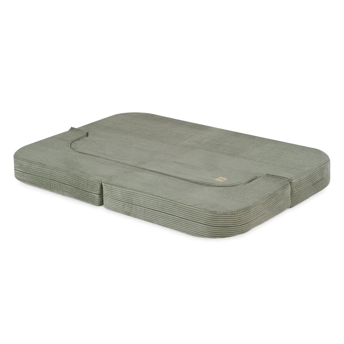 Canapé-lit Foldie - Velours côtelé vert premium, lavable, imperméable - Plush Nest by Misioo