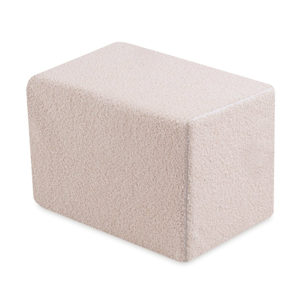 Château de terrain de jeu avec piscine +150 balles (perle, or) – Peau de mouton crème – Plush Nest - myplayground