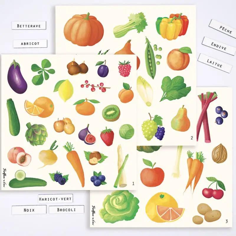 Jeu magnétique - fruits et légumes by Ferflex