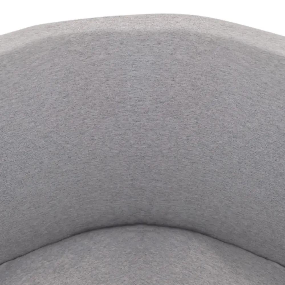 Piscine à balles - ronde 90x30 cm, gris clair, coton (+ 200 boules bleu, jaune, bleu clair) -Plush Nest- Misioo by Misioo