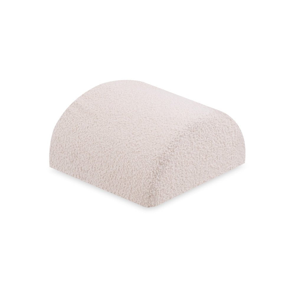 Château de terrain de jeu avec piscine +150 balles (perle, or) – Peau de mouton crème – Plush Nest - myplayground