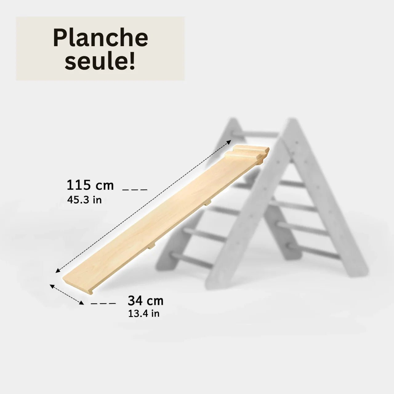 Grande Planche à Double Face - Bois Natura, 12 mois - BusyKids by BusyKids