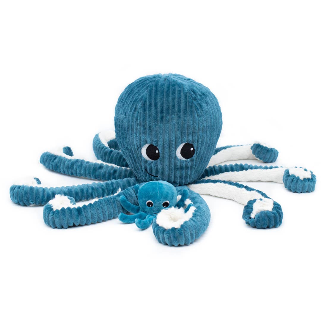 Ptipotos - Octopus Mum & Baby Bleu 18 Pouces (45 cm) - Les Déglingos, France by Les Déglingos, France