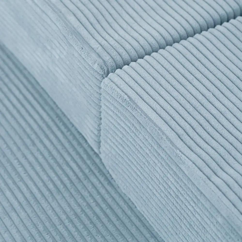 Canapé-lit Foldie - Velours côtelé bleu premium, lavable, imperméable - Plush Nest by Misioo