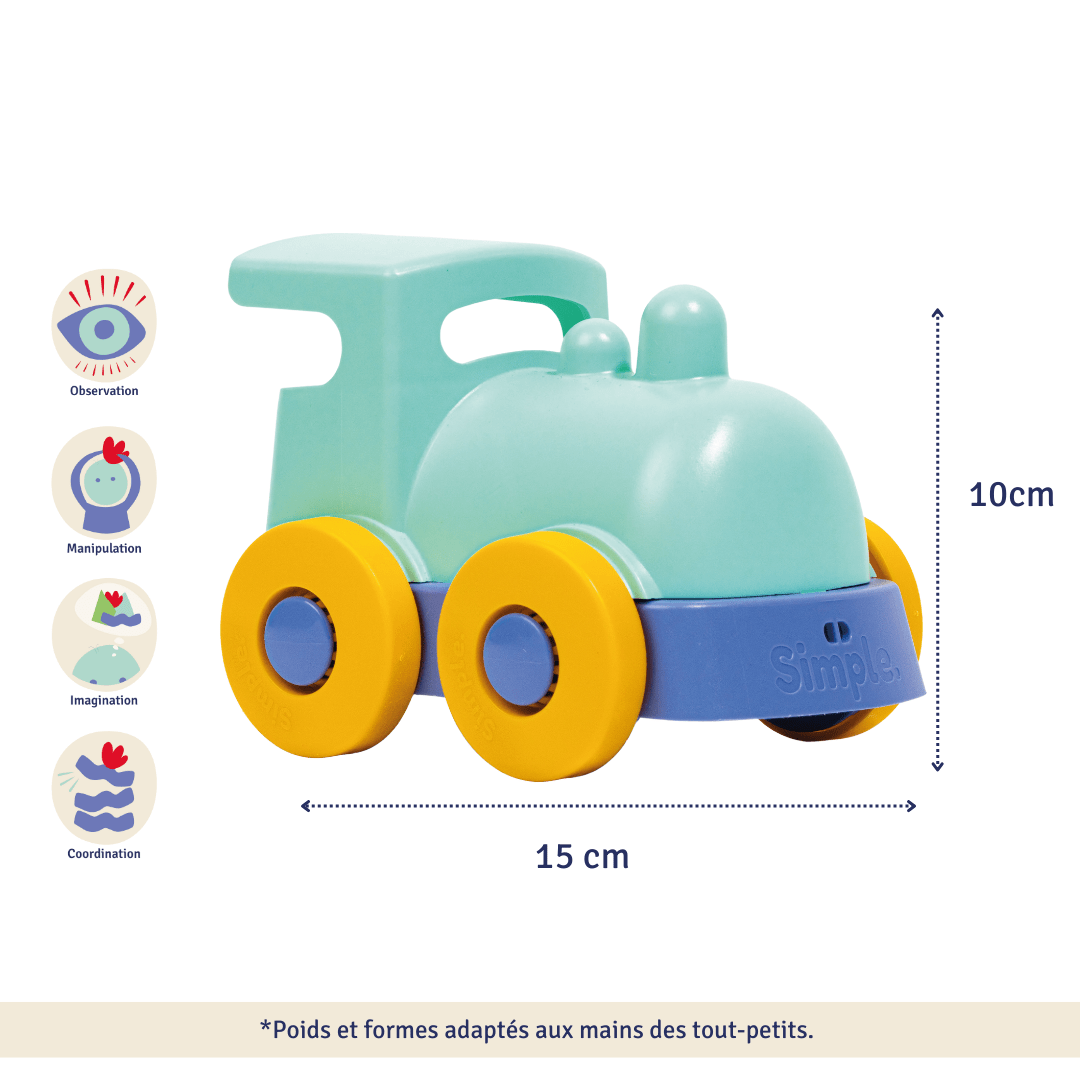 L'Explorateur - Train à promener - Made in France by Le Jouet Simple