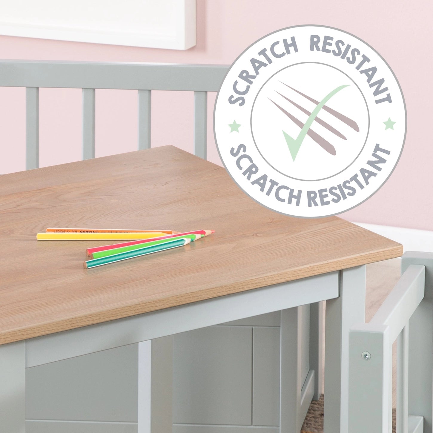 ROBA | Ensemble de sièges pour enfants en bois - 2 chaises et 1 table. Dès 18 mois. by ROBA
