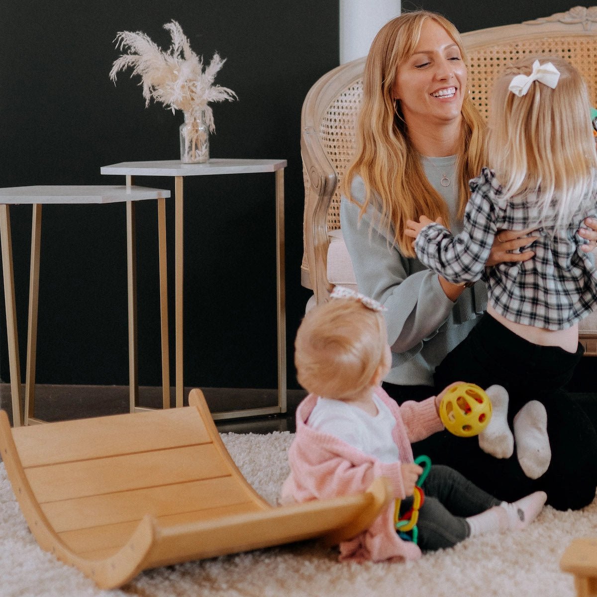 PlayBoard Plateau Oscillant en Bois - Jeu Montessori - All Circles - myplayground