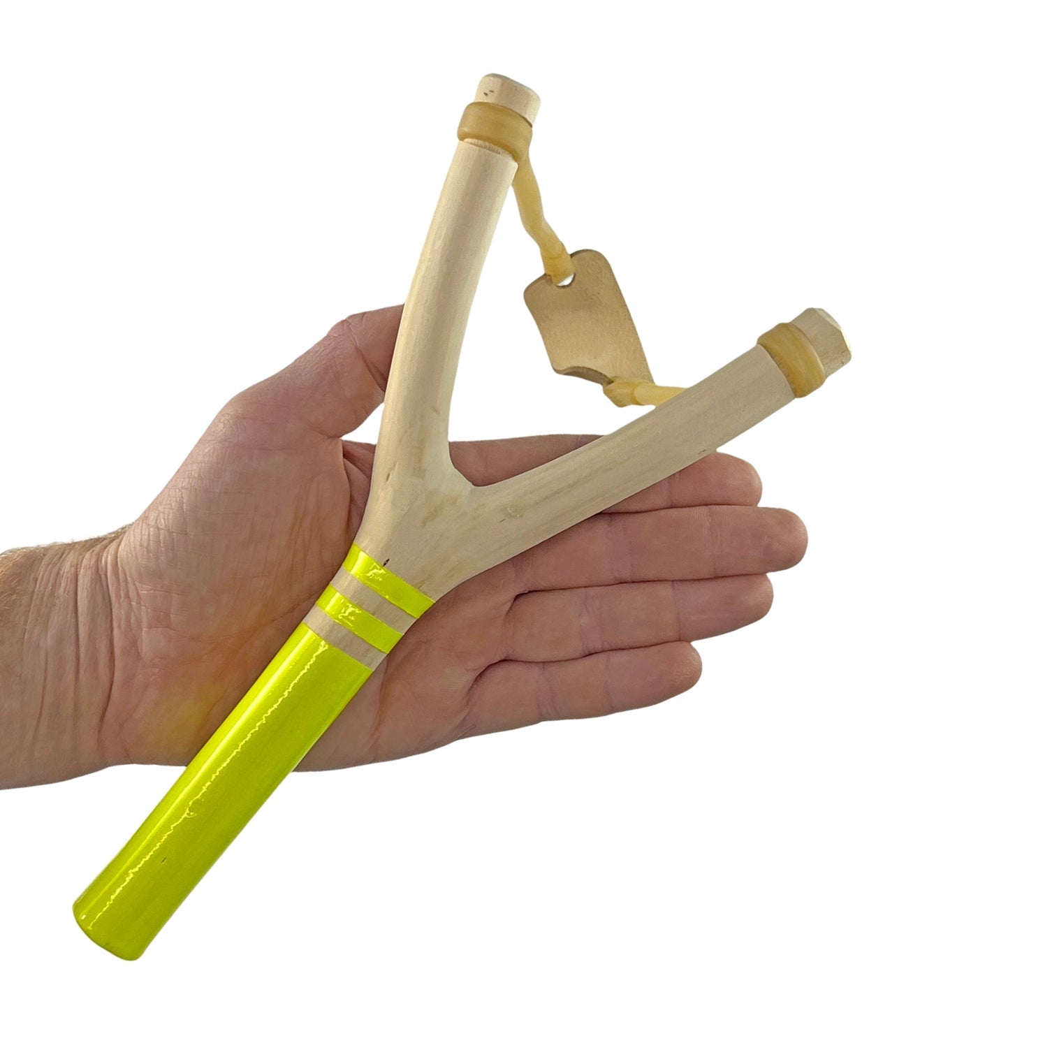 Slingshot Jaune Fluo - Jeu de Motricité pour Enfant ( 5 ans et + ) by Hella Slingshots