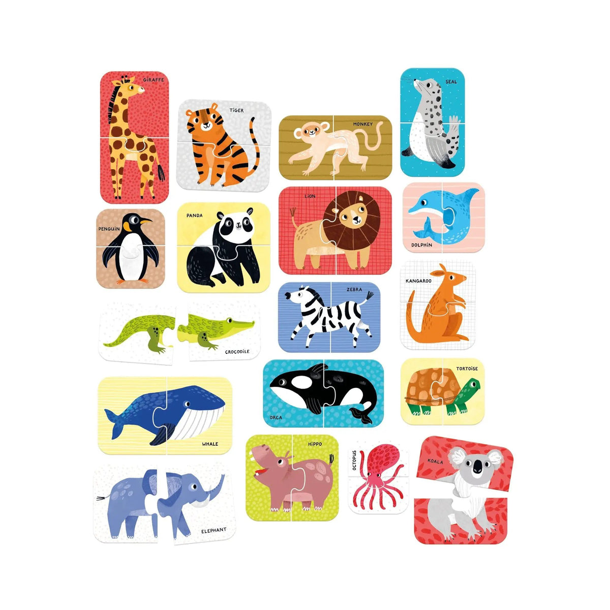 Puzzle Paires Animaux Sauvages - Banana Panda by Banana Panda