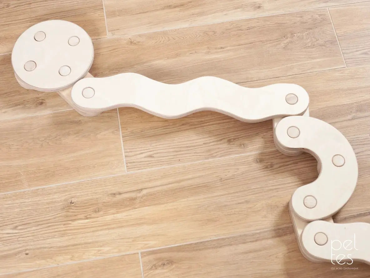 Poutres d'équilibre PELTES®, jouet Montessori, planche d'équilibre - Jeu de motricité enfant - Happymoon by HappyMoon