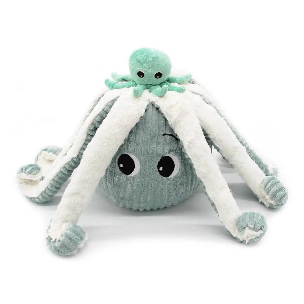 Ptipotos - Octopus Mum & Baby Mint 18 Pouces (45 cm) - Les Déglingos, France by Les Déglingos, France