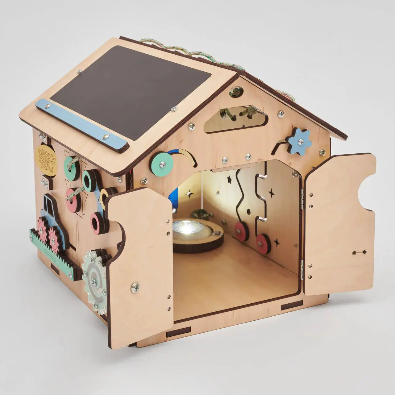 Busy Board maisonnette éducative - bois mini, 12 à 18 mois - busykids by BusyKids