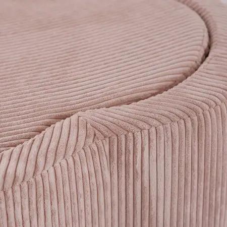 Piscine à balles - 95x30, rose, velours côtelé premium, Floral Fun Zone -Plush Nest -Misioo by Misioo