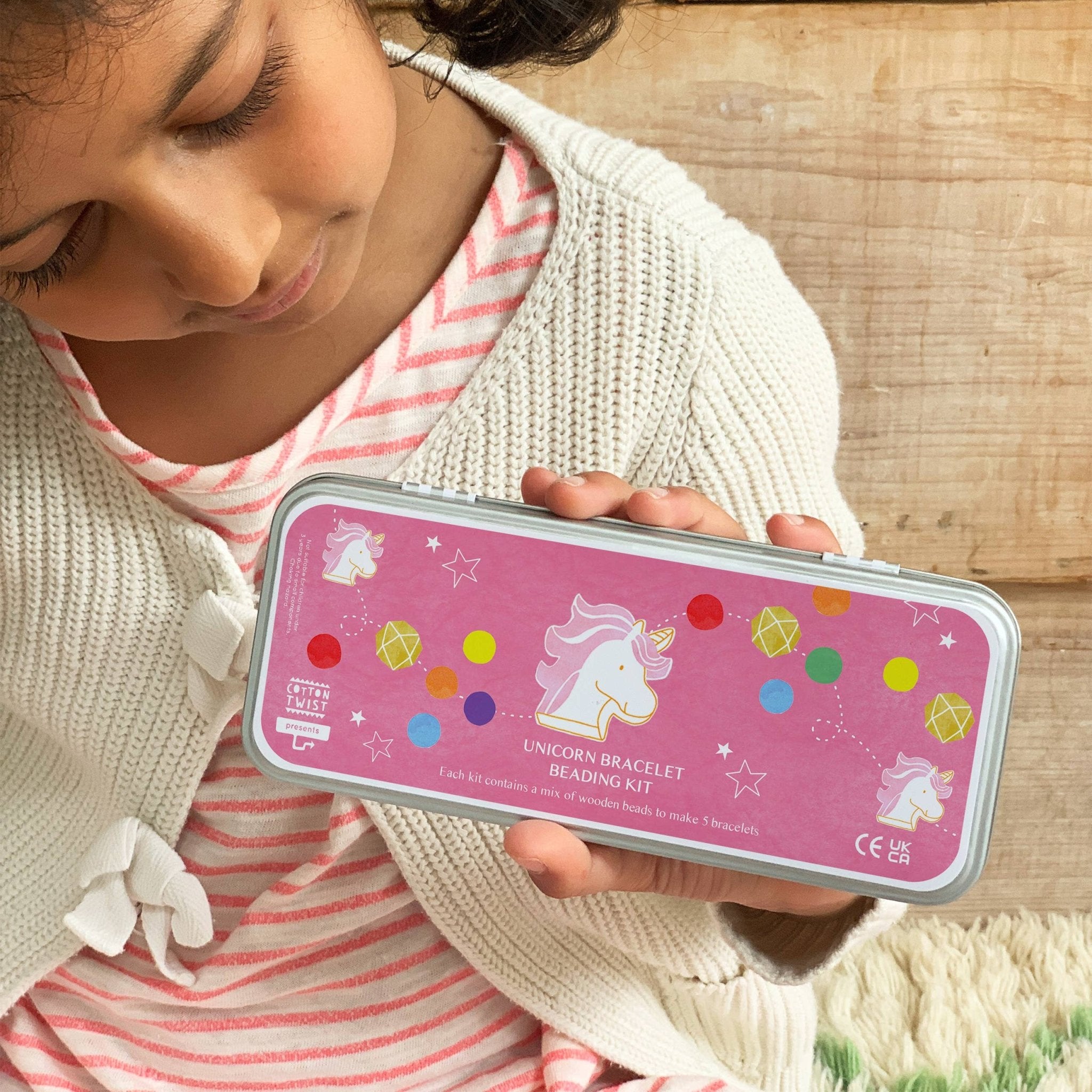 Kit de perles avec bracelet en forme de licorne - myplayground