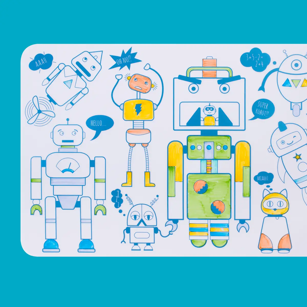 ROBOT-Mini Playmat by SuperPetit