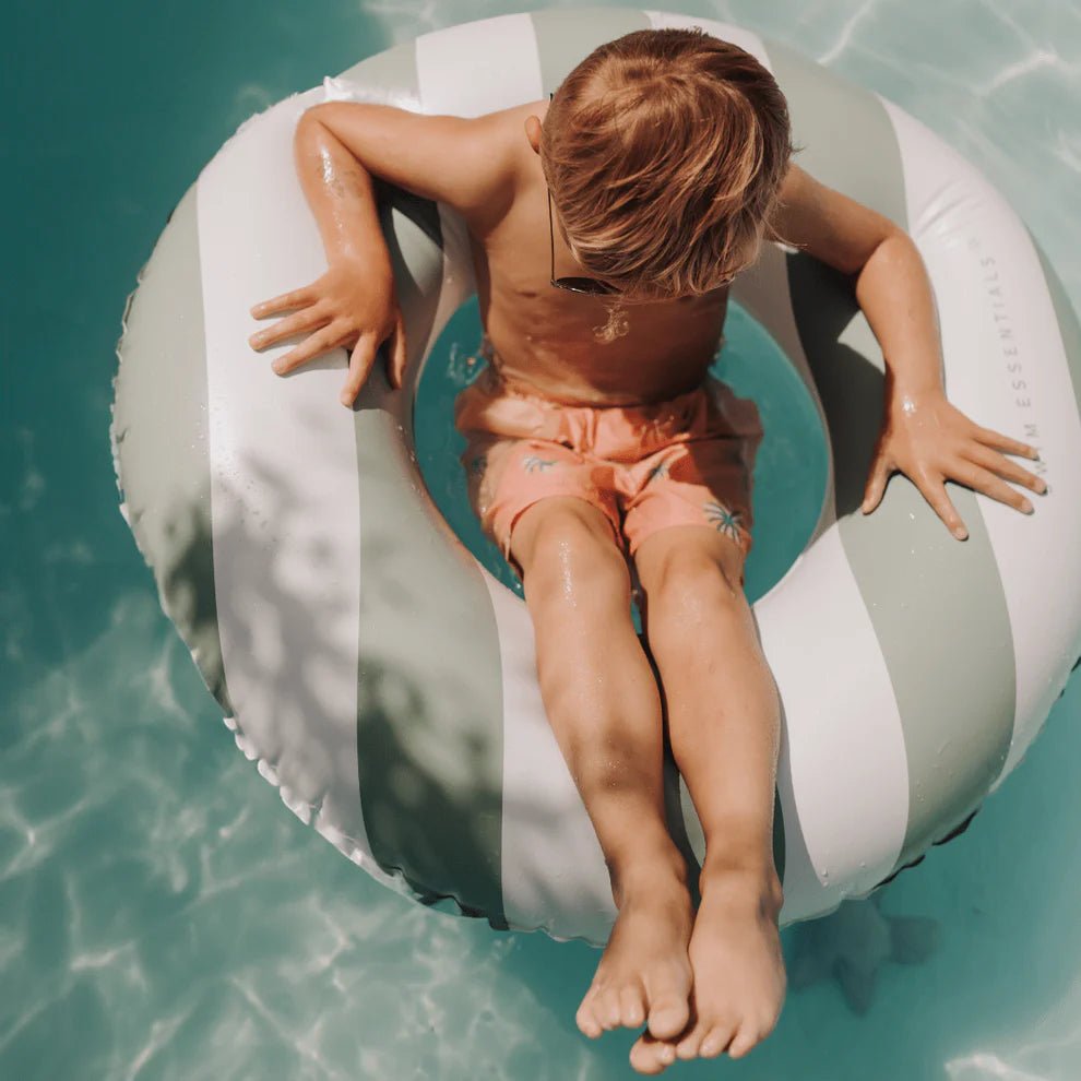 Bouée de Piscine - vert et blanche, 90 cm - Swim Essentials - myplayground