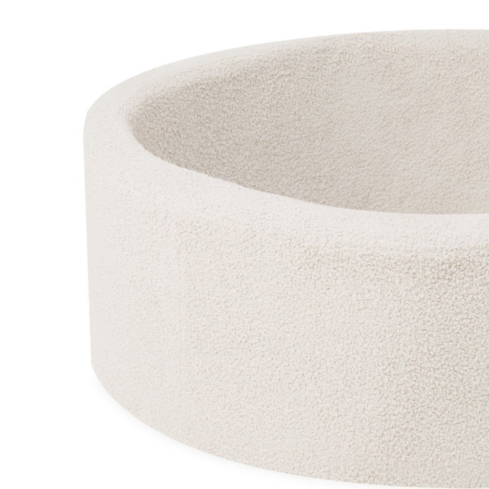 Piscine à balles - ronde 90x30 cm, agneau crème - Plush Nest - Misioo - myplayground